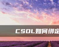 CSOL如何绑定安全码？